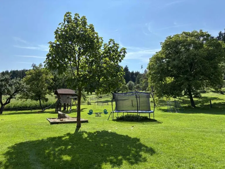 The lovely playground at Mentehof